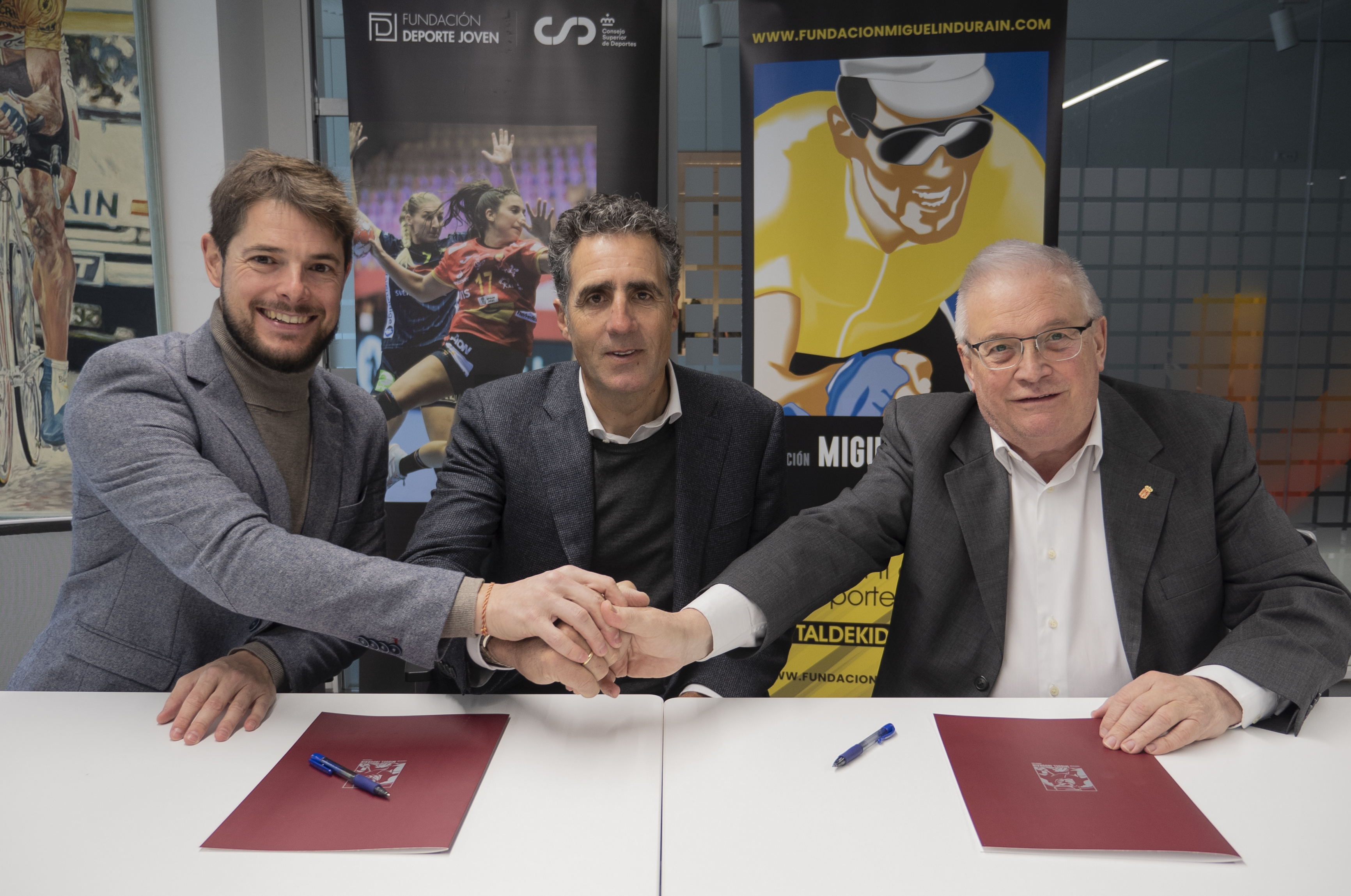 FIRMA DEL CONVENIO CON FUNDACI&Oacute;N DEPORTE JOVEN